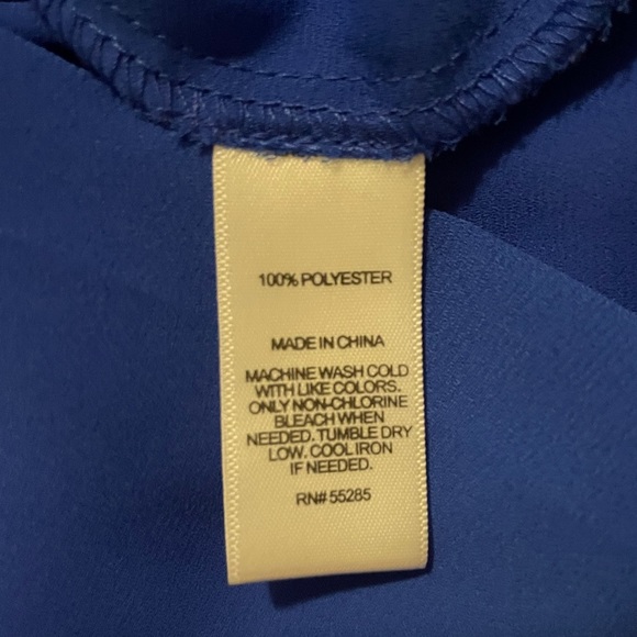 Vibrant Blue Portofino Button Down - Picture 6 of 6